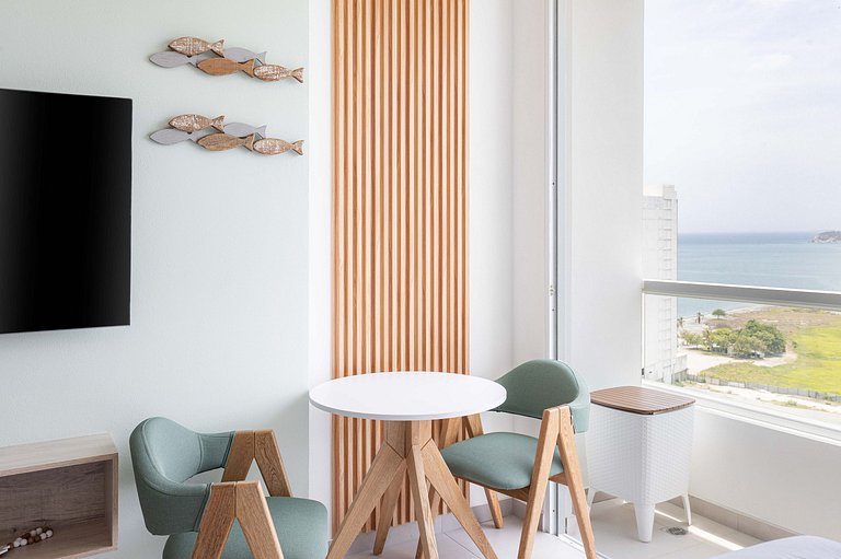 Bello Horizonte, suite moderna, vista playera piso 16