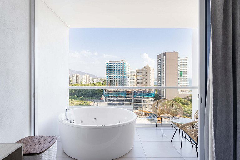 Aparta Suite en Santa Marta con jacuzzi