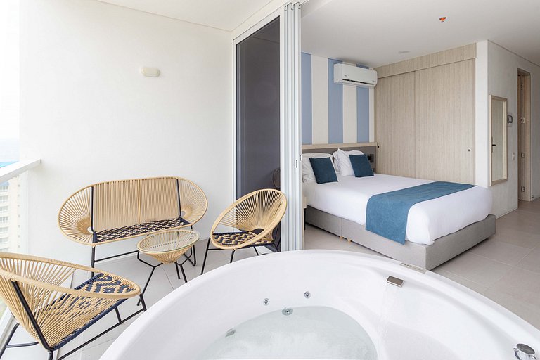 Aparta Suite en Santa Marta con jacuzzi