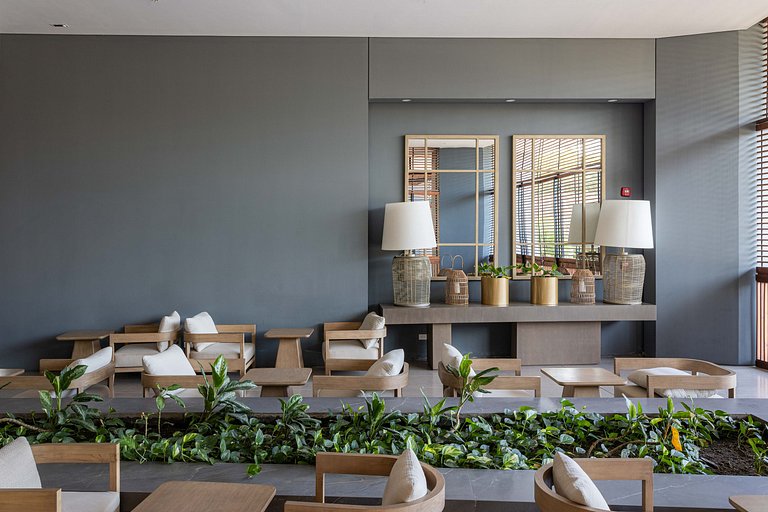 Serene luxury with private beach access for 4