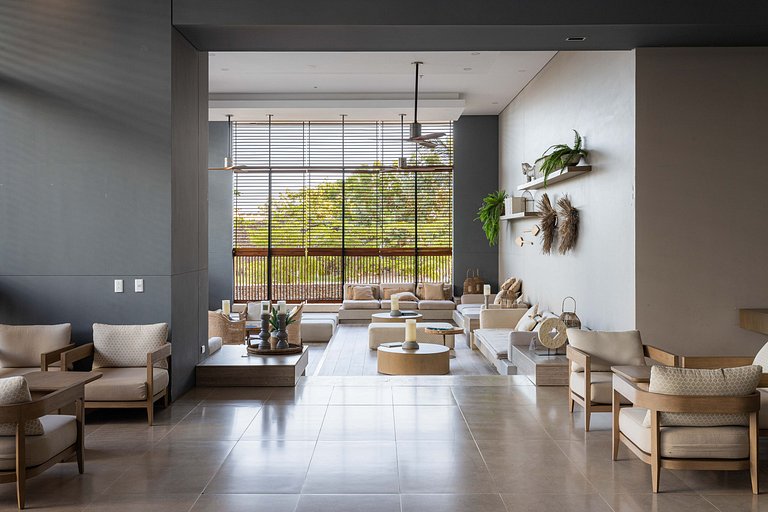 Serene luxury with private beach access for 4