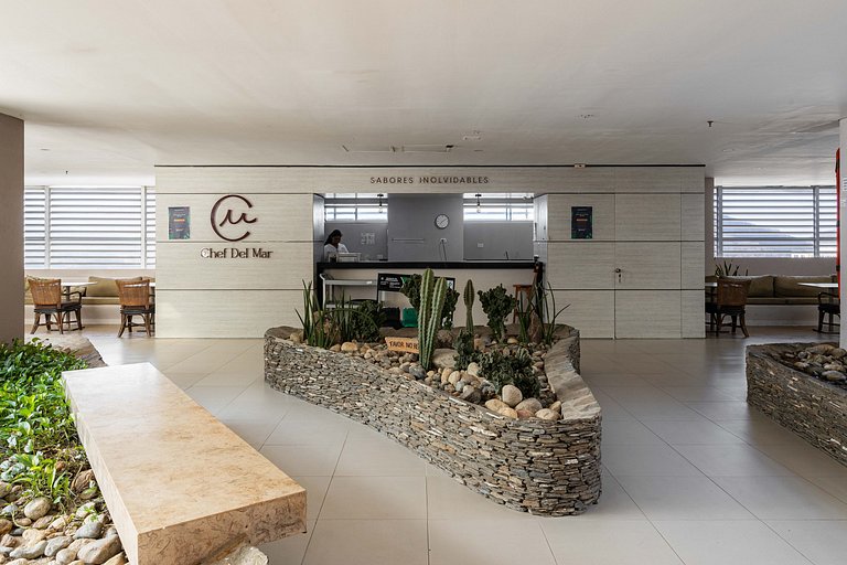 Serene luxury with private beach access for 4