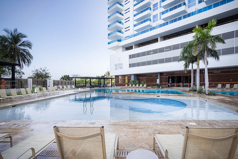 Serene luxury with private beach access for 4