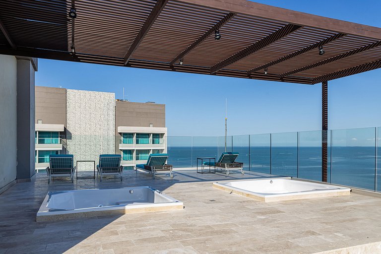 Luxury - junto de la playa - 2 camas