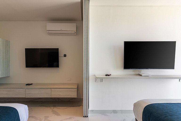 Nuevo Apto+piscina+A/C+Wifi+cerca al mar