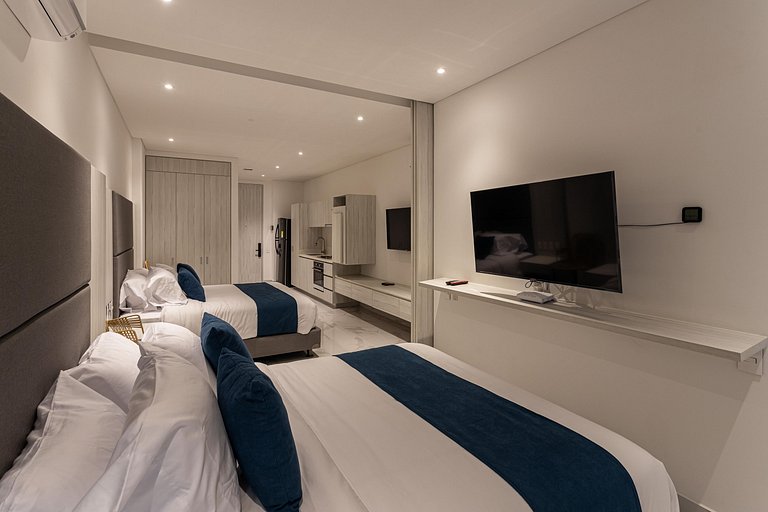 Nuevo Apto+piscina+A/C+Wifi+cerca al mar