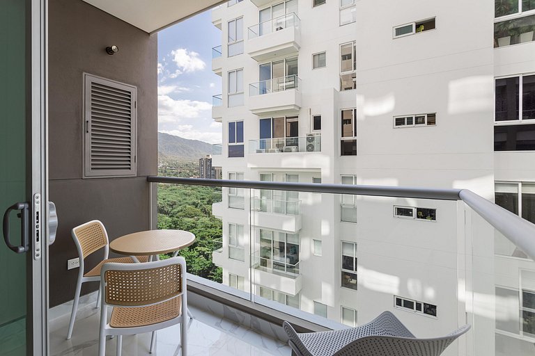 Nuevo Apto+piscina+A/C+Wifi+cerca al mar