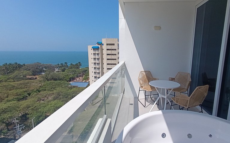 Suite piso10 - Jacuzzi _playa 100 metros