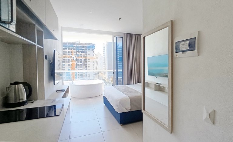 Suite piso10 - Jacuzzi _playa 100 metros