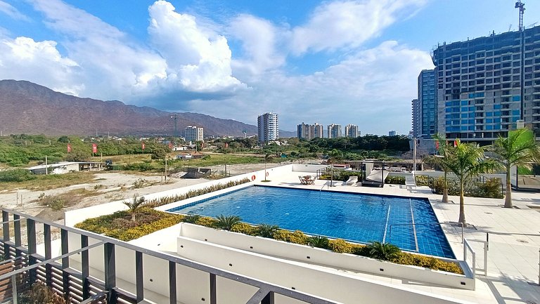 Piscina y playa en pozos colorados - apartasuite piso 3