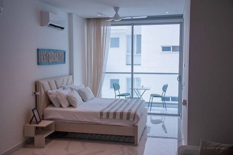 Nuevo Apto+piscina+A/C+Wifi+cerca al mar