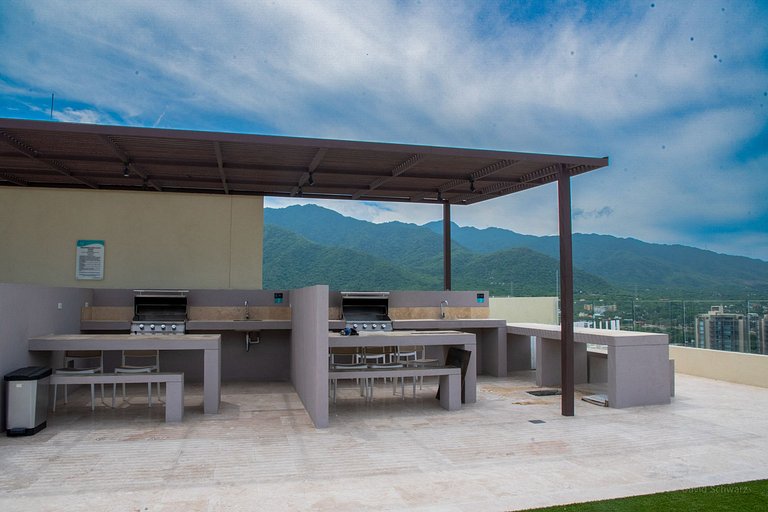 Nuevo Apto+piscina+A/C+Wifi+cerca al mar