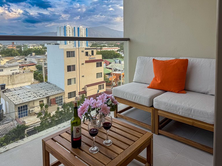 Apartamento elegante cerca de la playa en Santa Marta