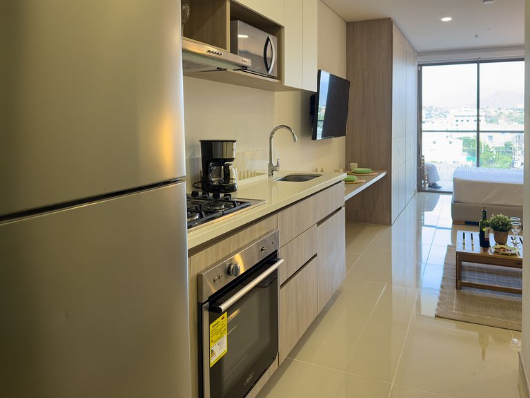 Apartamento elegante cerca de la playa en Santa Marta