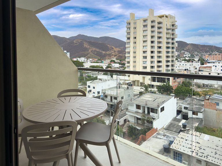 Apartamento elegante cerca de la playa en Santa Marta