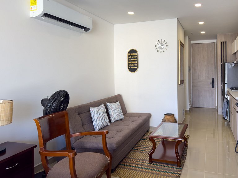 Apartamento elegante cerca de la playa en Santa Marta