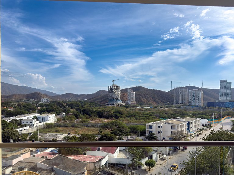 Apartamento elegante cerca de la playa en Santa Marta