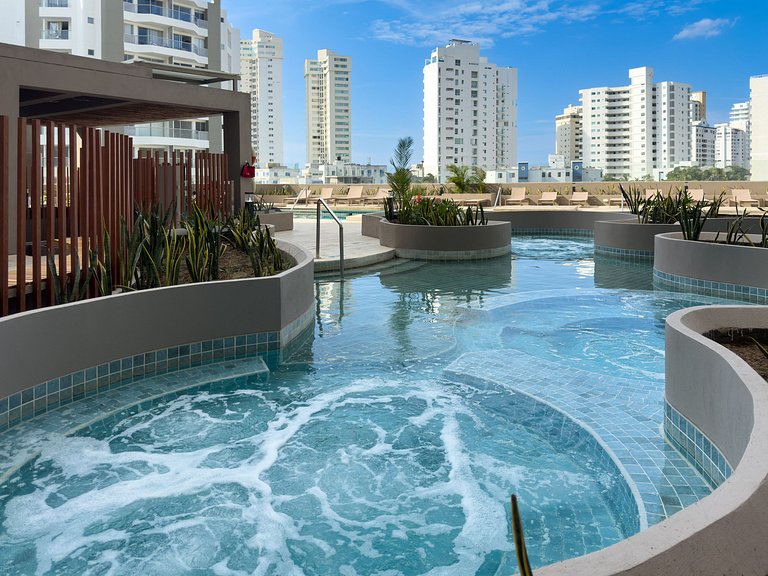 Apartamento elegante cerca de la playa en Santa Marta