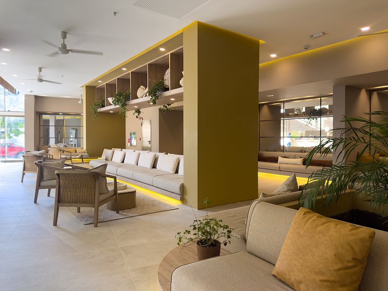 Rodadero Sur | Estudio moderno | 4 pax | A/C