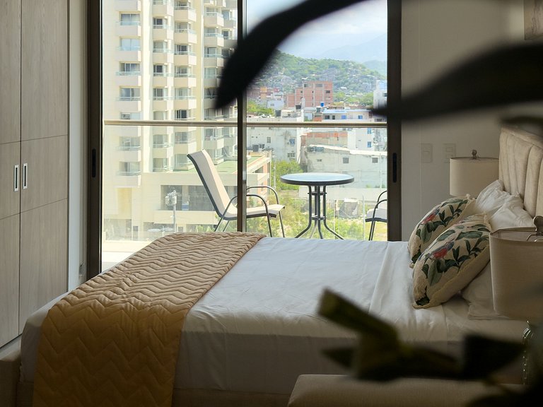 Apartamento elegante cerca de la playa en Santa Marta