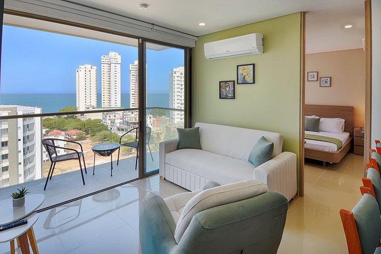 Apartamento elegante cerca de la playa en Santa Marta