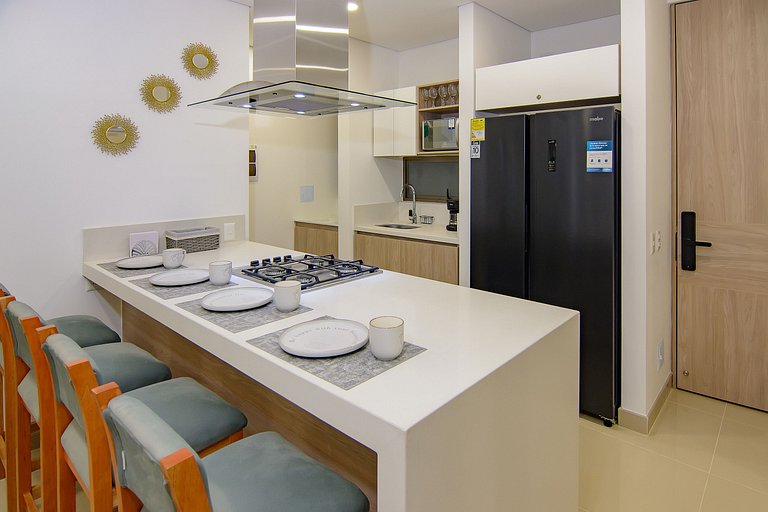 Apartamento elegante cerca de la playa en Santa Marta