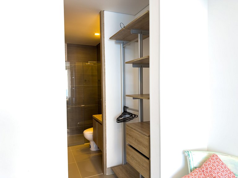 Serene luxury with private beach access for 4