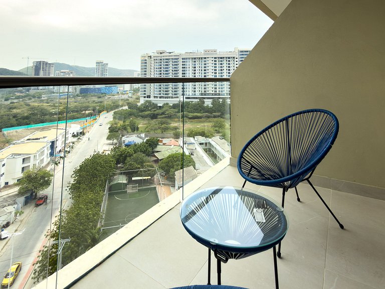 Apartamento elegante cerca de la playa en Santa Marta