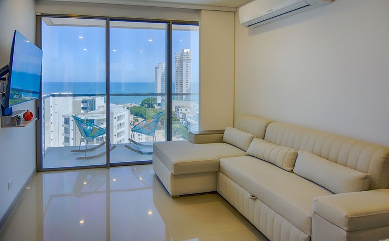 Apartamento elegante cerca de la playa en Santa Marta