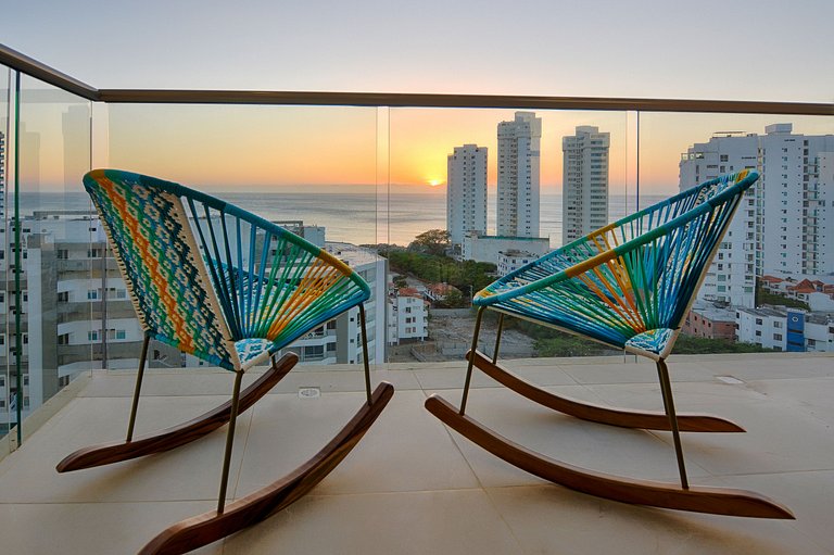 Apartamento elegante cerca de la playa en Santa Marta