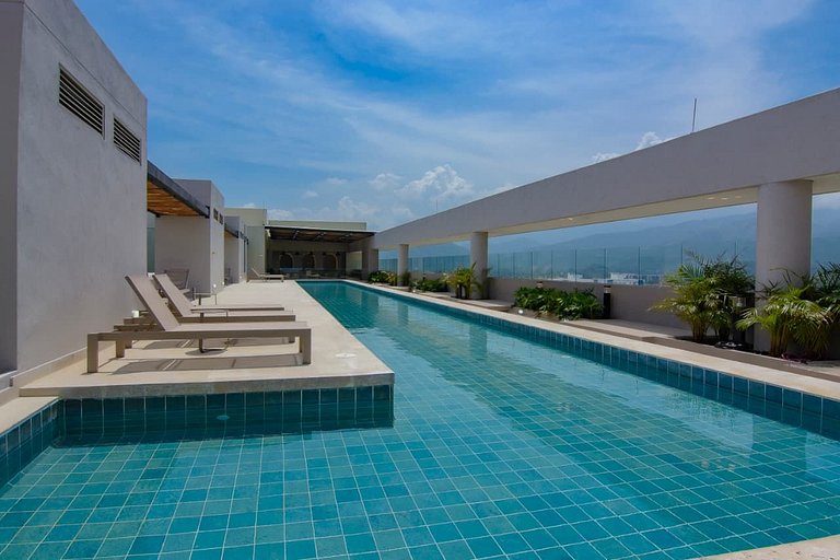 Apartamento elegante cerca de la playa en Santa Marta