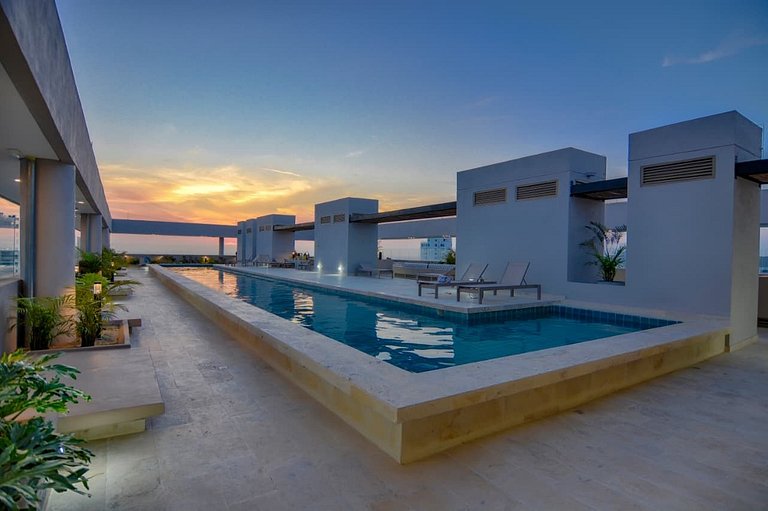 Apartamento elegante cerca de la playa en Santa Marta