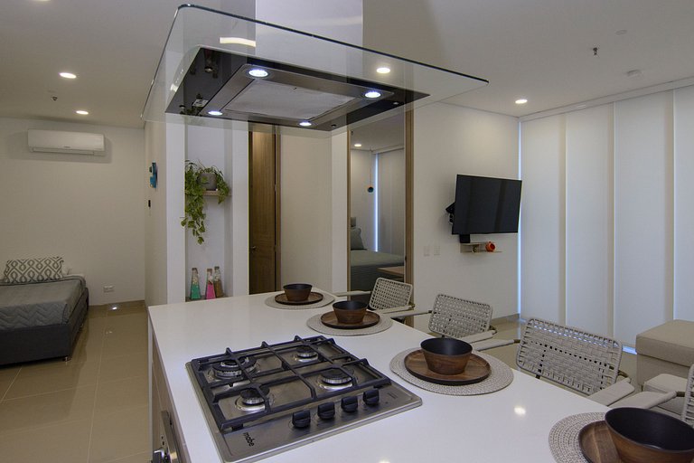 Apartamento elegante cerca de la playa en Santa Marta