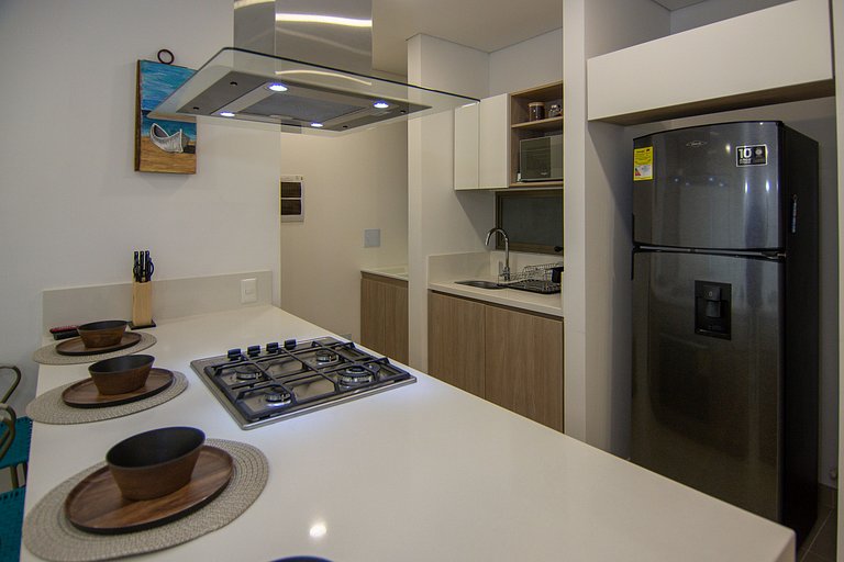 Apartamento elegante cerca de la playa en Santa Marta