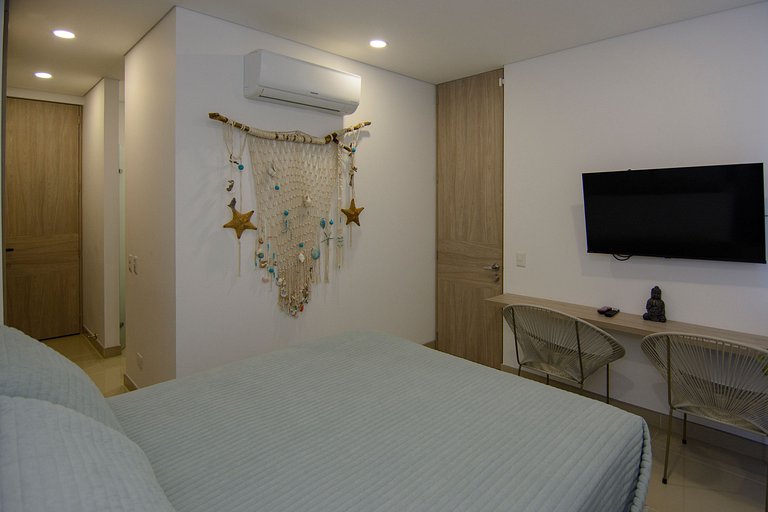 Apartamento elegante cerca de la playa en Santa Marta